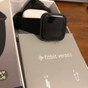 Fitbit Versa 2 with accessories perfect condition